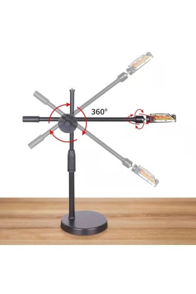 Viola Beauty Masa Üstü Tripod (Cep Telefonu Tutuculu Masa Üstü Çekim Standı)