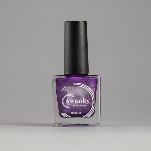 Swanky Stamping Oje Metalik Mor 11 (10 ml)