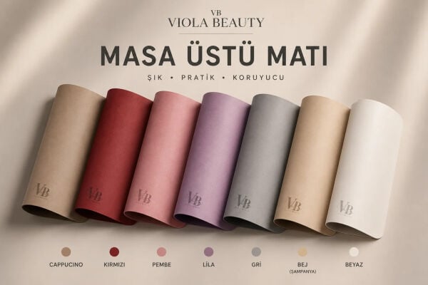 Viola Beauty Masa Üstü Matı - (35x60 cm ) Kırmızı