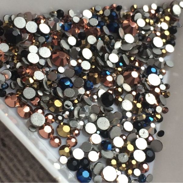 Taş Straz Karışık Metalik Karışık Boy ss3-ss10 100 Adet