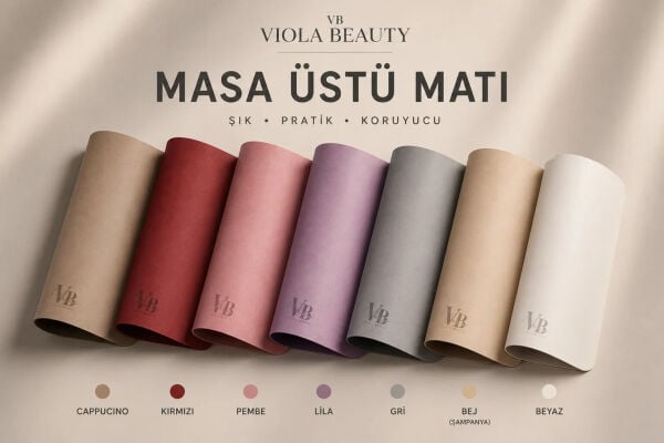 Viola Beauty Masa Üstü Matı - (35x60 cm ) Mor