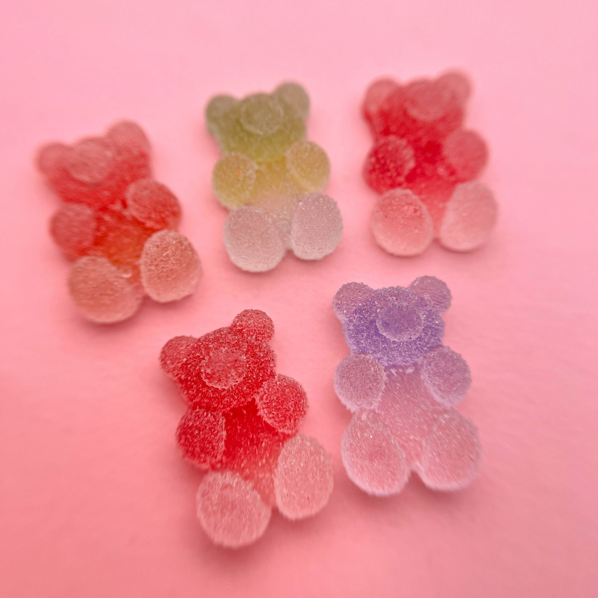 Zoo 1811 3D Jelli Ayıcık 5 Adet Çeşitli Renk