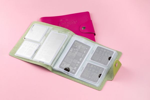 Swanky Stamping Plaka Defteri Büyük Fuşya