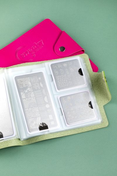 Swanky Stamping Plaka Defteri Büyük Fuşya