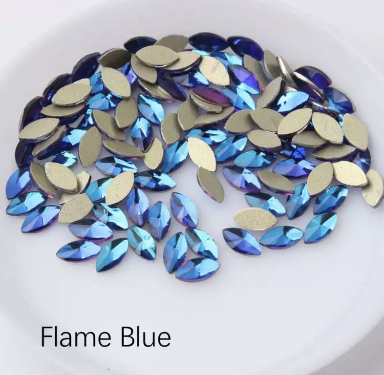Taş Markiz Flame Blue 3*6mm 2 Adet