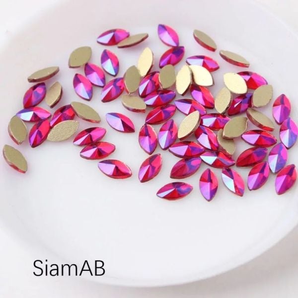 Taş Markiz Siam AB 3*6mm 2 Adet