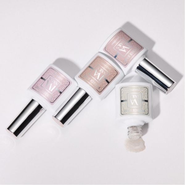 İva Nails Camouflage Rubber Base Gold Stars №5 (8ml)