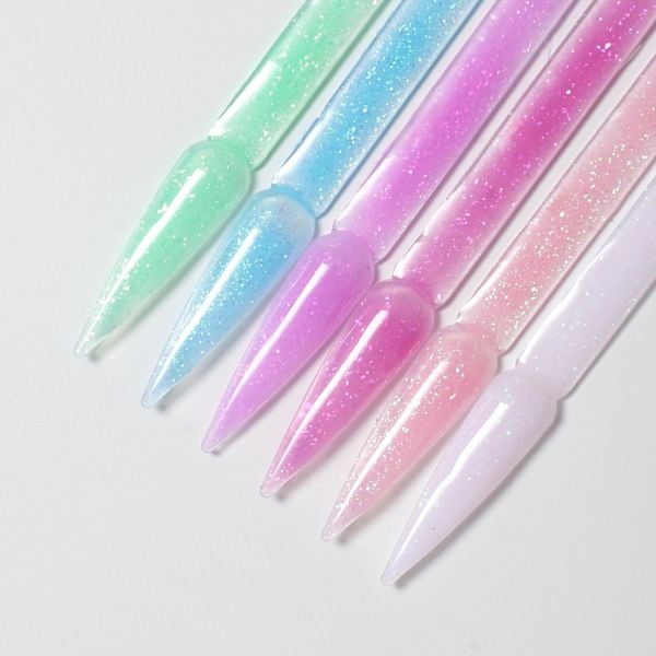 İva Nails Rubber Base Flakes Of Joy №2 (8ml)