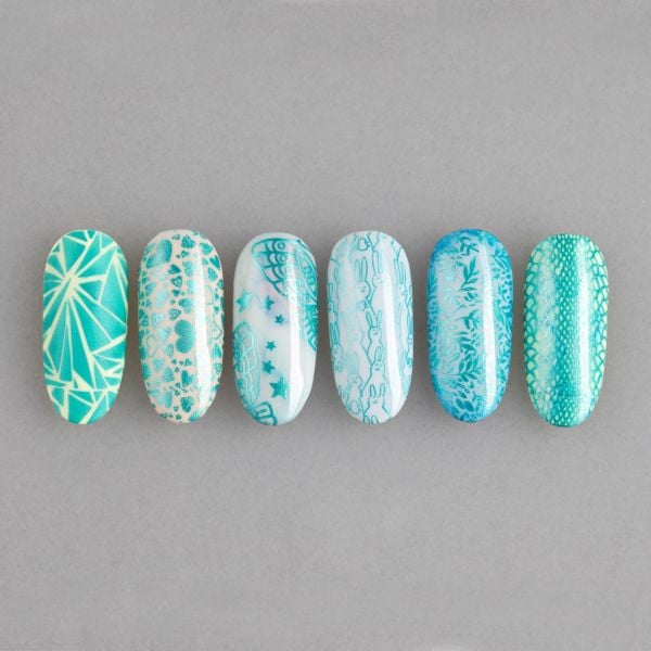 Swanky Stamping Oje Metalik Turkuaz M114 (6 ml)