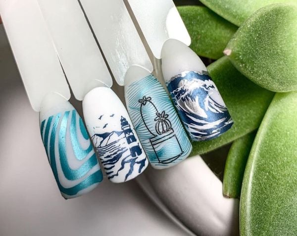 Swanky Stamping Oje Metalik Turkuaz M114 (6 ml)