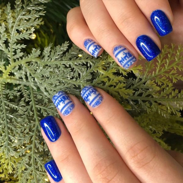 Swanky Stamping Oje Metalik Mavi M117 (6 ml)