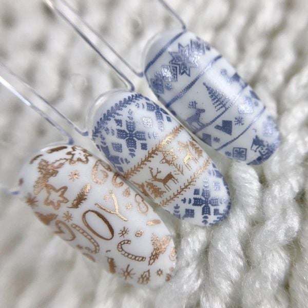 Swanky Stamping Oje Metalik Gri Mavisi M120 (6 ml)