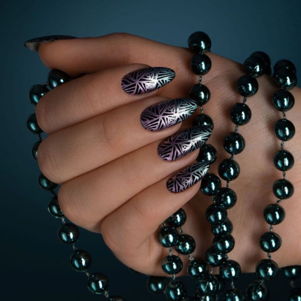 Swanky Stamping Oje Metalik Deniz Mavisi M123 (6 ml)