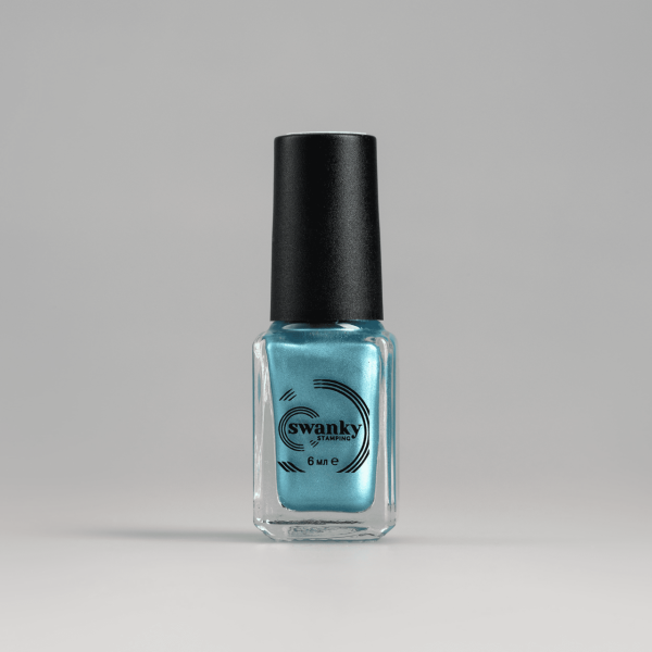 Swanky Stamping Oje Metalik Deniz Mavisi M123 (6 ml)