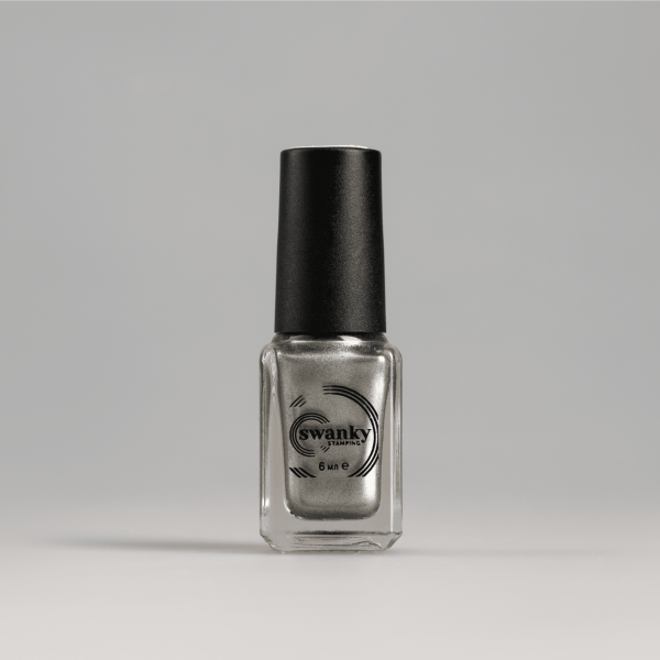 Swanky Stamping Oje Metalik Gri M126 (6 ml)