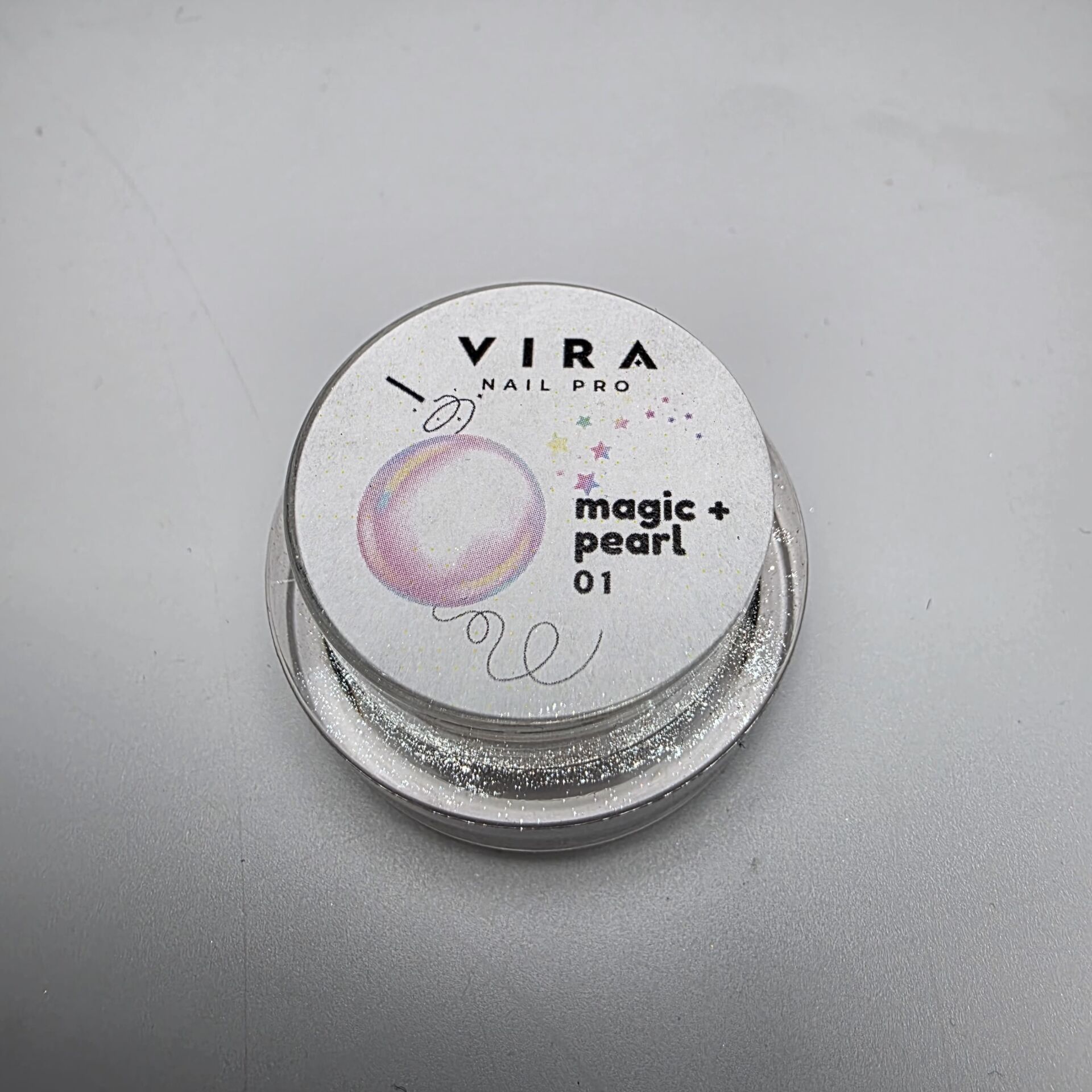 Vira Nail Pro Magic Pearl №01 Krom Toz (0,3gr)