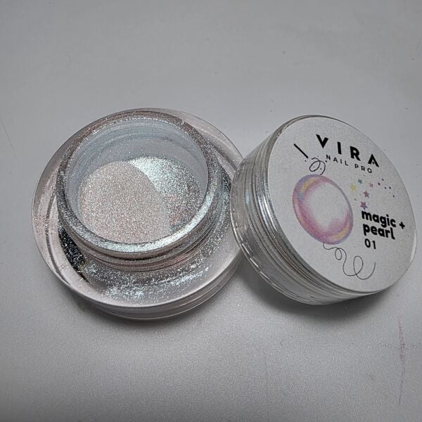 Vira Nail Pro Magic Pearl №01 Krom Toz (0,3gr)