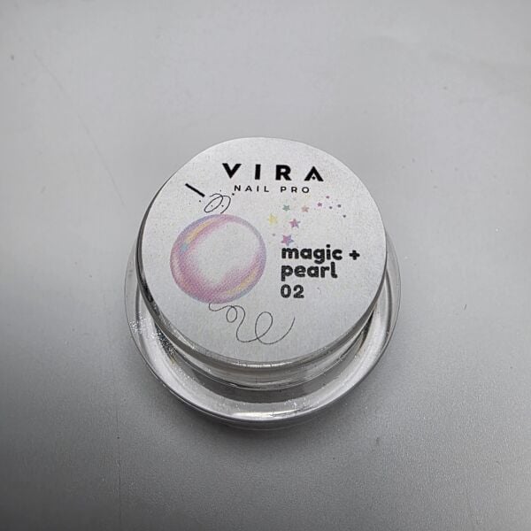 Vira Nail Pro Magic Pearl №02 Krom Toz (0,3gr)