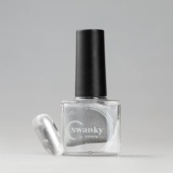 Swanky Stampıng Sulu Boya Metalik Gümüş PM04 (5ml)