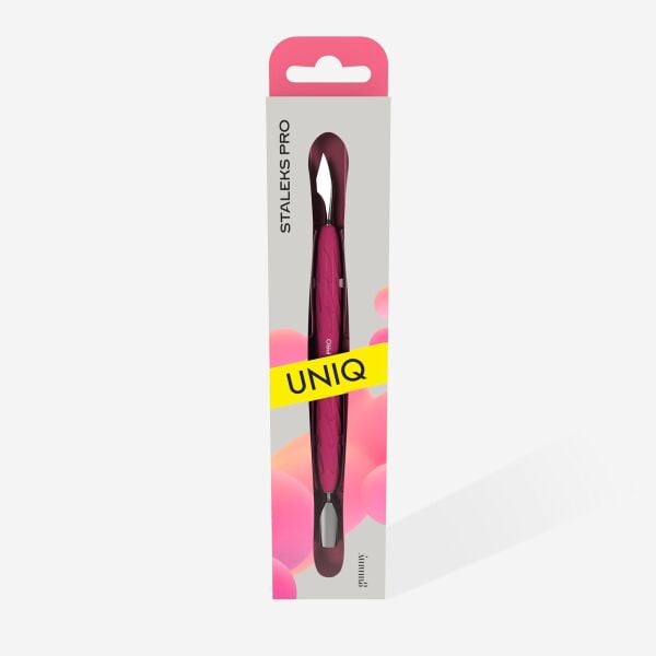 Staleks ''Gummy'' UNIQ 10 Type 3 Silikon Saplı Tırnak Eti İtici (Dar Yuvarlak İtici + Üçgen Üç)