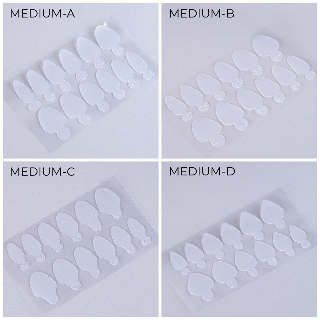 İva Nails Silikon French Şablonu Medium-A