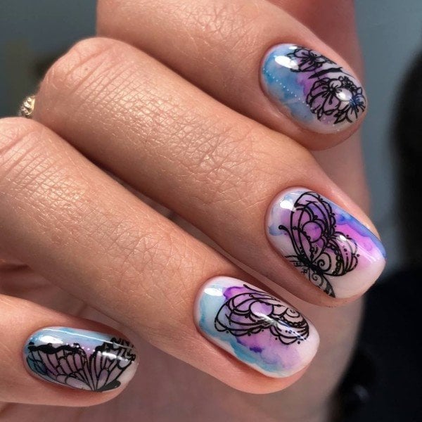 Swanky Stampıng Sulu Boya Açık Mavi 015 (5ml)