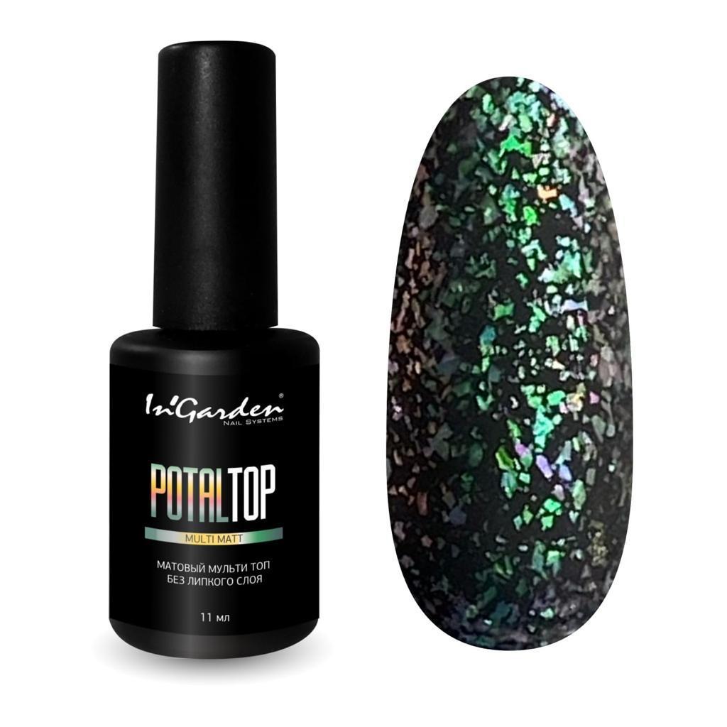 In'Garden Potal Top Coat Multi Matte/Yapışkansız (11ml)