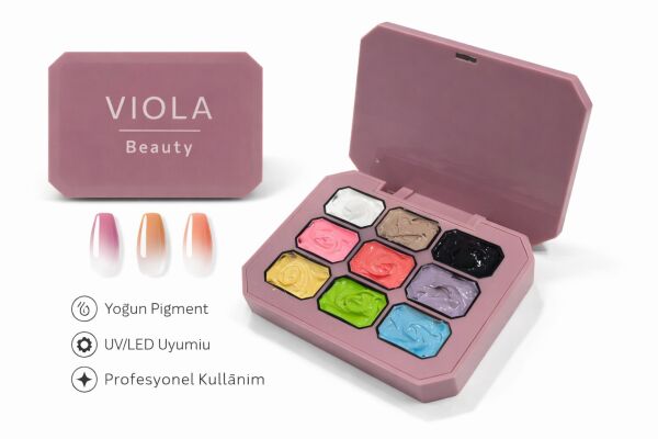 Viola Beauty Paint Ombre Jel Paleti