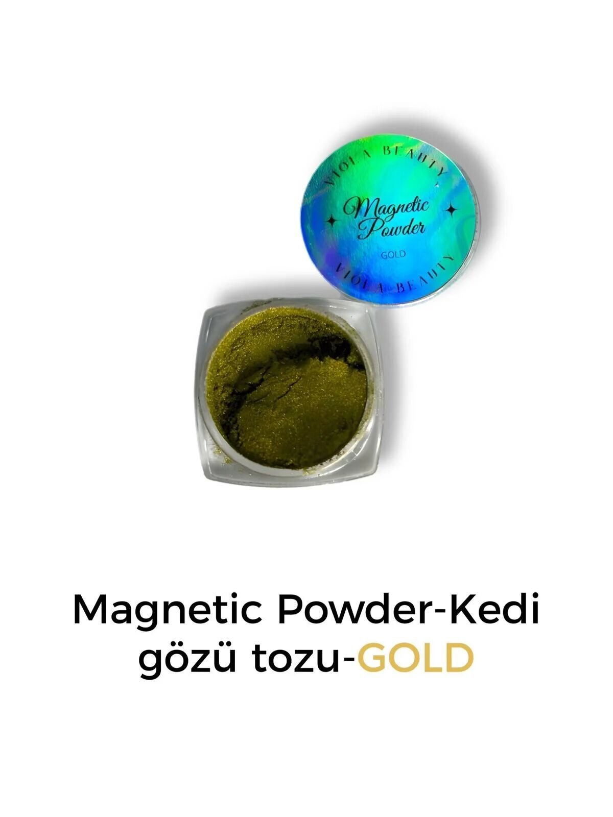 Viola Beauty Magnetic Powder - Kedi Gözü Tozu (Gold)