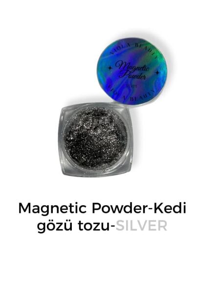 Viola Beauty Magnetic Powder - Kedi Gözü Tozu (Silver)