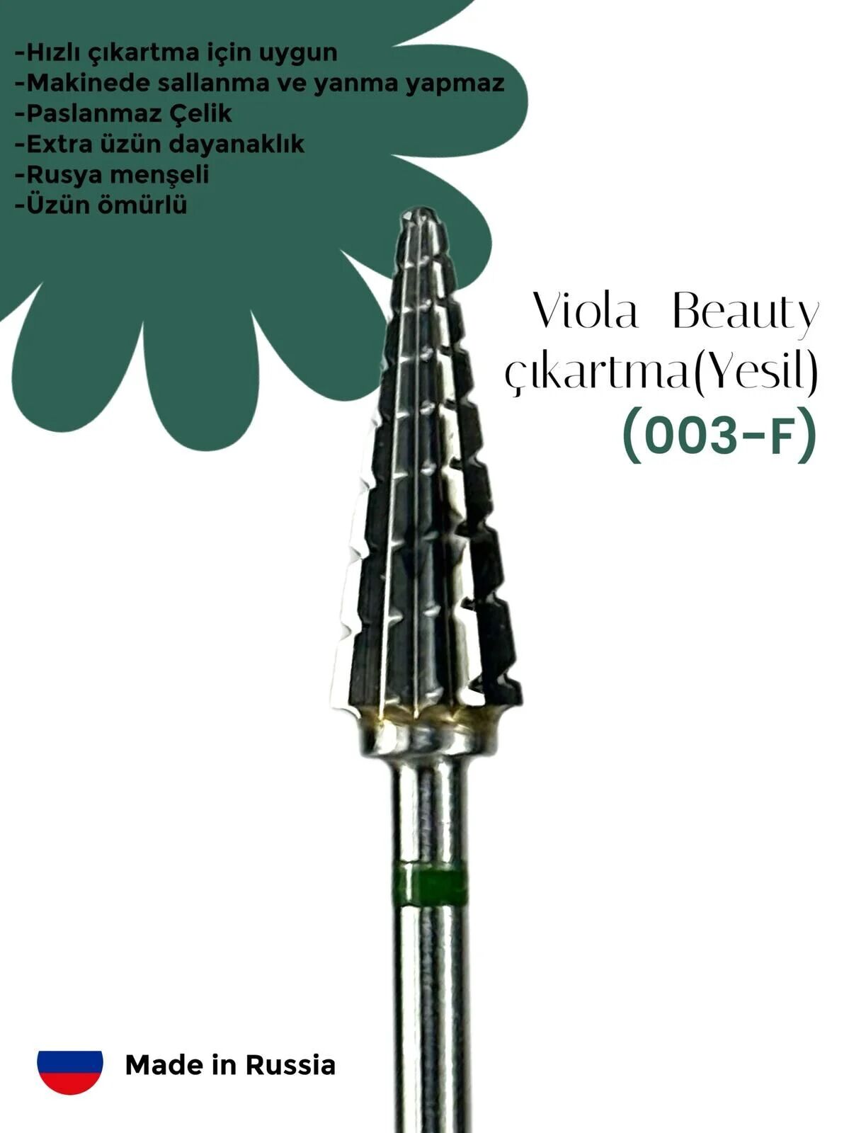 Viola Beauty Çıkartma Yeşil Freze (003-F)