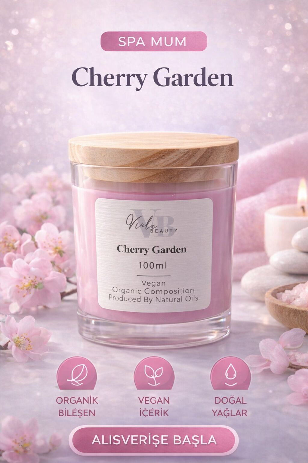 Viola Beauty Spa Mum - Cherry Garden - 100 ml
