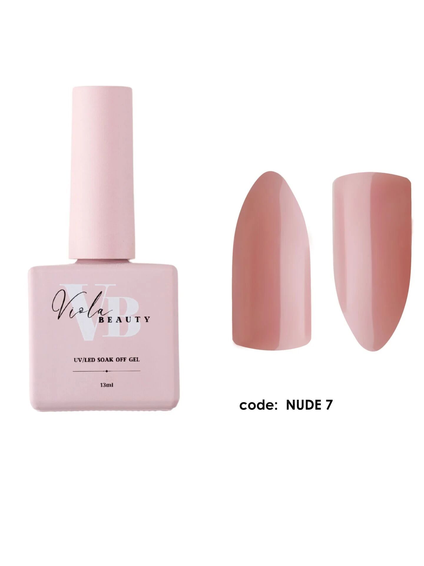 Viola Beauty Kalıcı Oje Nude Collection #0007 13 ml