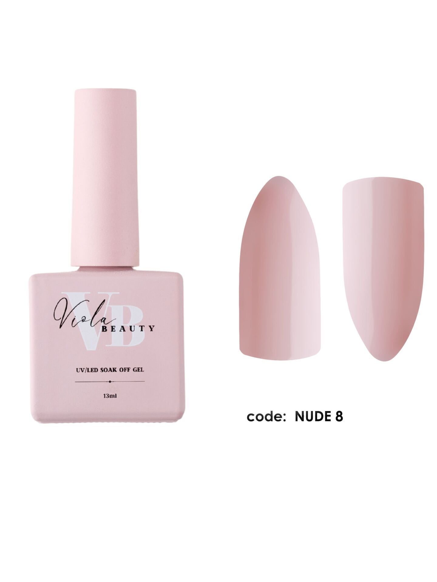 Viola Beauty Kalıcı Oje Nude Collection #0008 13 ml