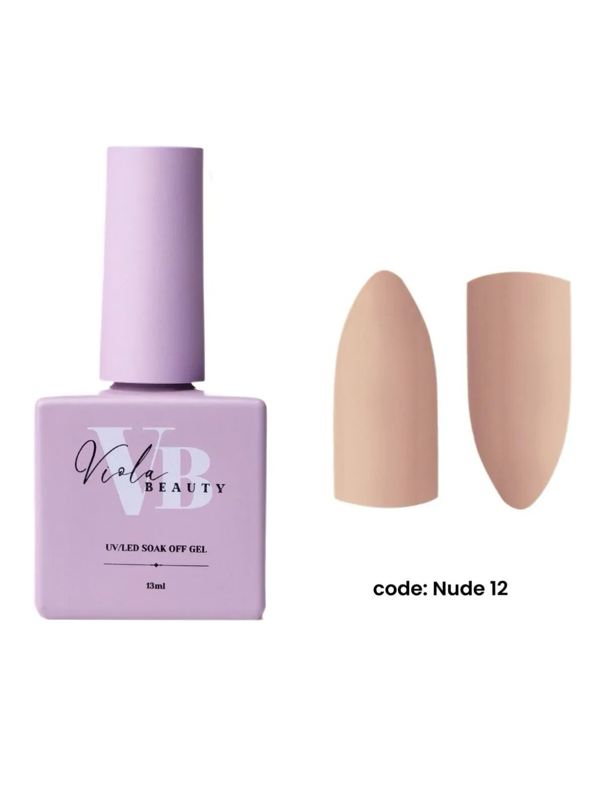 Viola Beauty Kalıcı Oje Nude Collection #0012 13 ml