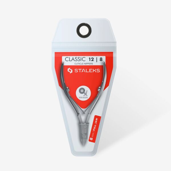 Staleks Classic 12 Cilt için Pens, Tırnak Eti Pensi 8 mm
