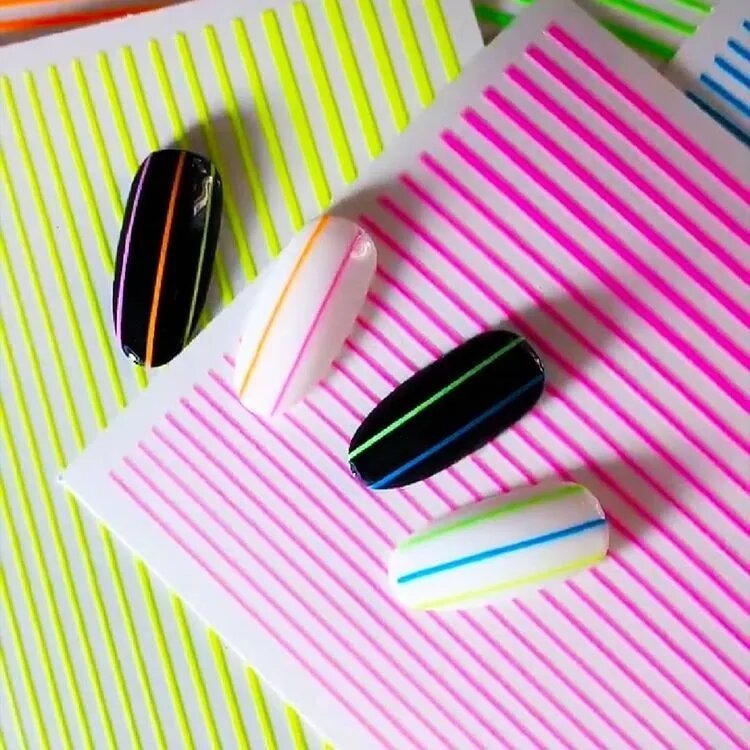 Şerit Sticker Pembe