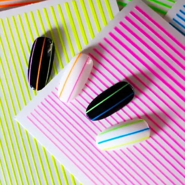 Şerit Sticker Pembe