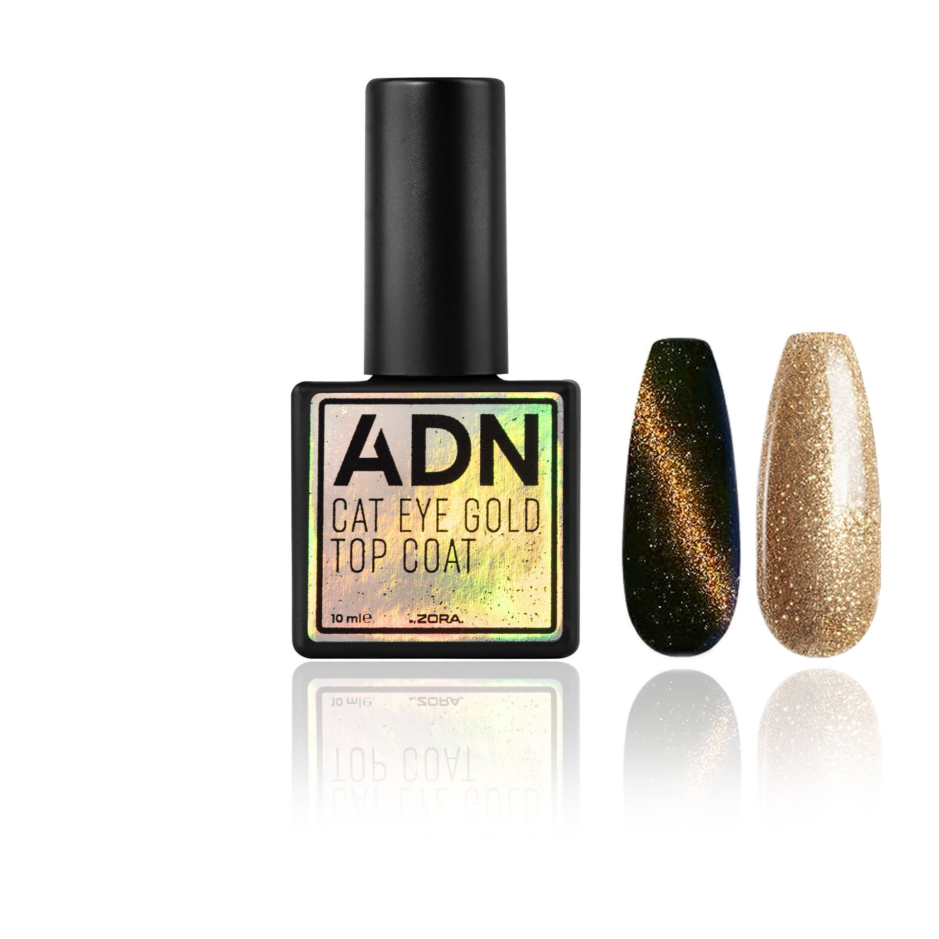 ADN Cat Eye Gold Top Coat (10ml)
