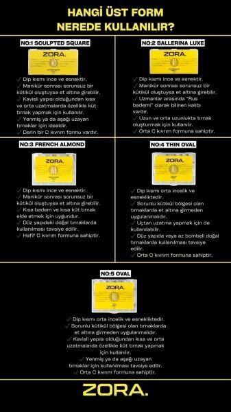 Zora Üst Form 120li Thin Oval No:4