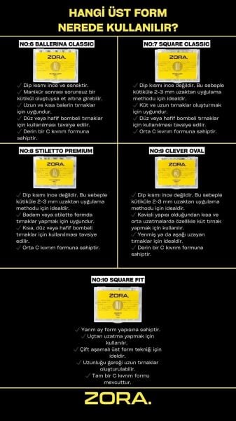 Zora Premium Üst Form 150li Ballerina Luxe No:2