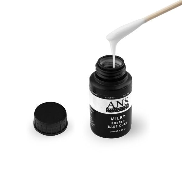 ANS Rubber Base Coat Milky (30ml)