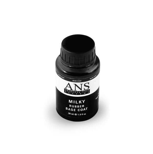 ANS Rubber Base Coat Milky (30ml)