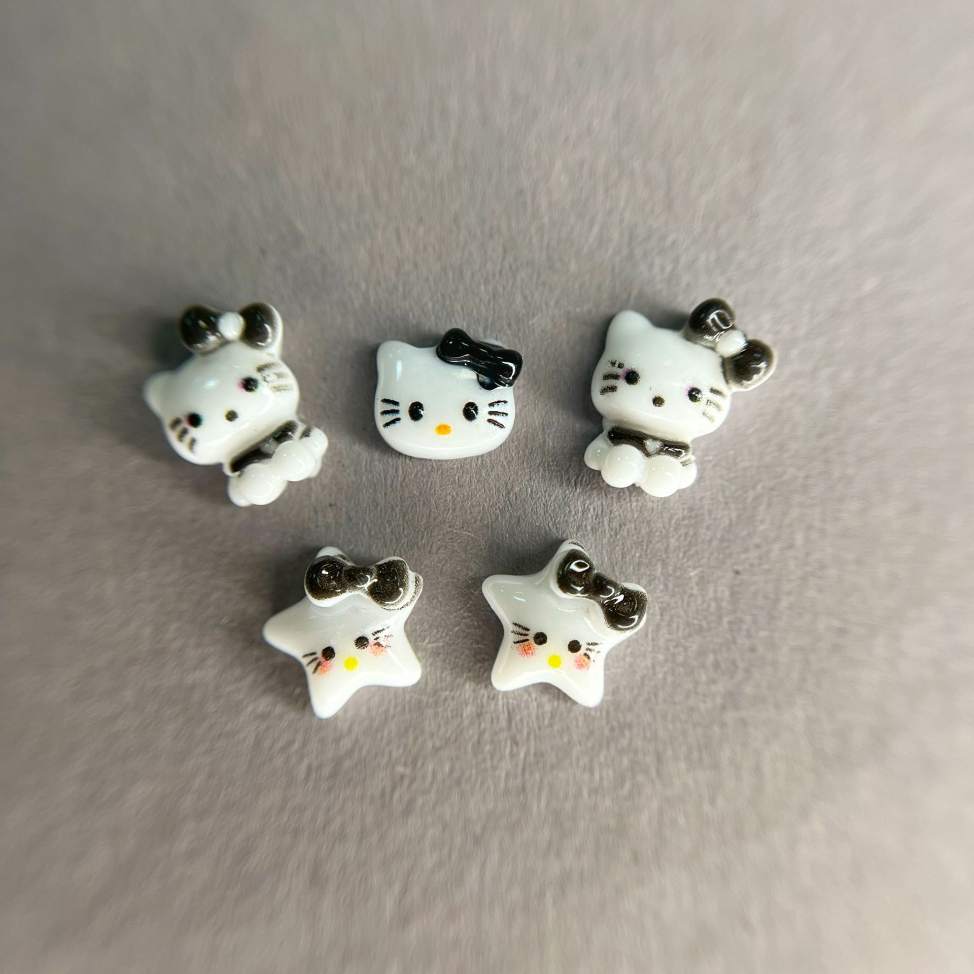 Zoo 1868 3D Hello Kitty 5 Adet Çeşitli Renk