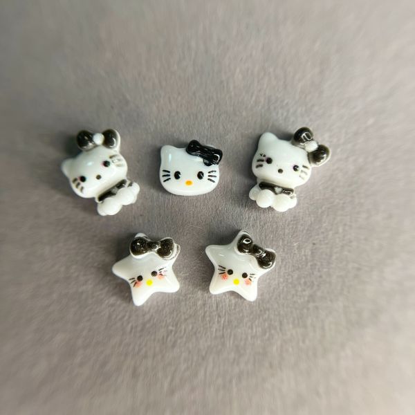 Zoo 1868 3D Hello Kitty 5 Adet Çeşitli Renk