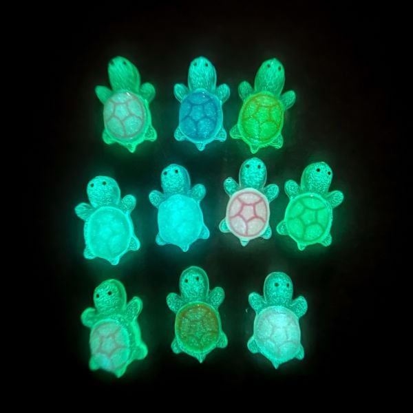 Zoo 1873 3D Kaplumbağalar Flöresan 10 Adet Çeşitli Renk
