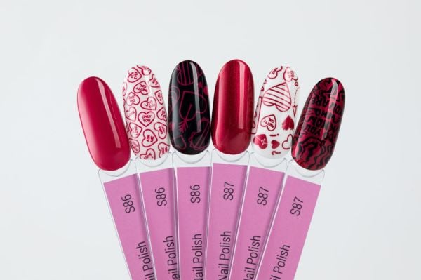 Swanky Stamping Oje Simli Macenta S87 (6ml)