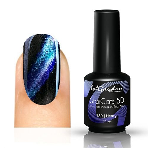 In'Garden Kalıcı Oje Kedi Gözü 5D 189 Neptün (11ml)
