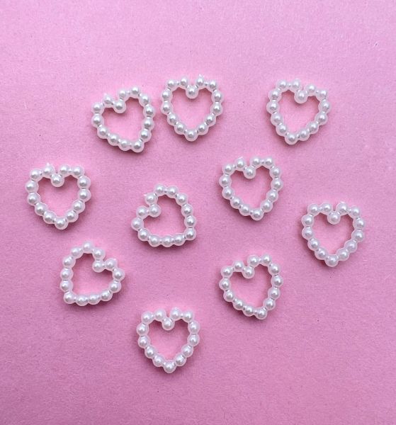 Zoo 1831 3D İnci Kalb 10 Adet