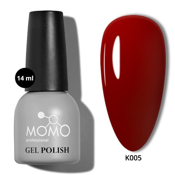 Momo Professional Klasik Seri Kalıcı Oje K005 Yakut Bordo (14ml)
